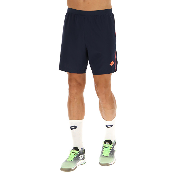Men Lotto Superrapida V Shorts Navy / Blue | 03796-PMEI