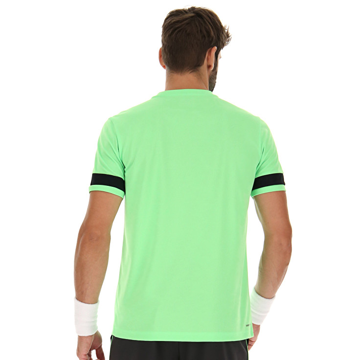 Men Lotto Superrapida V T-shirts Green | 13428-YDTN