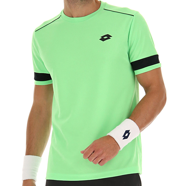 Men Lotto Superrapida V T-shirts Green | 13428-YDTN