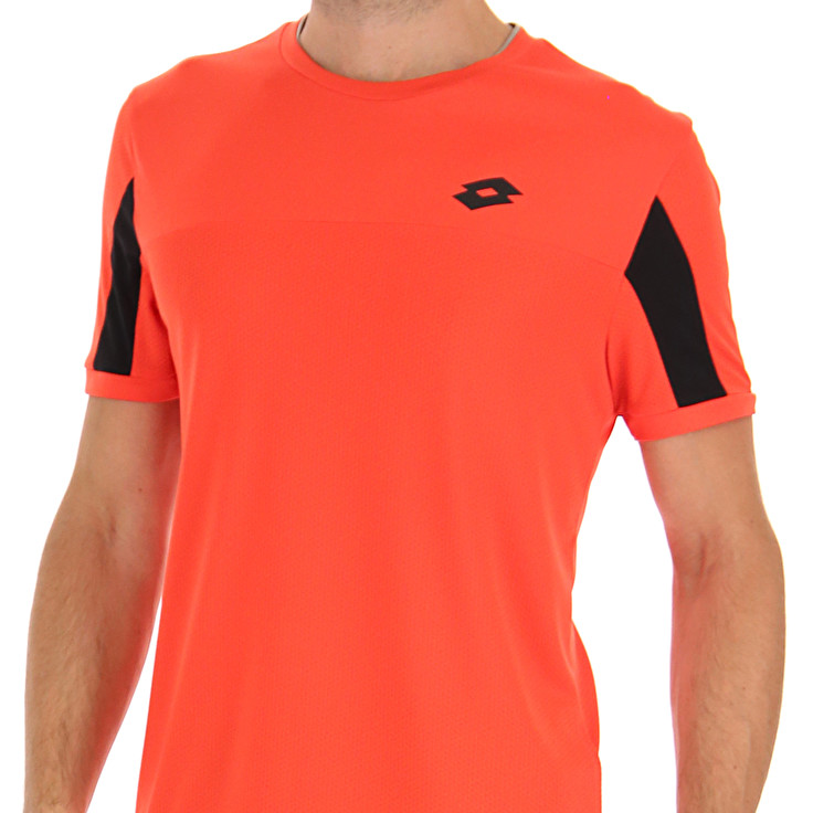 Men Lotto Superrapida Vi 1 T-shirts Orange | 76941-FHOZ
