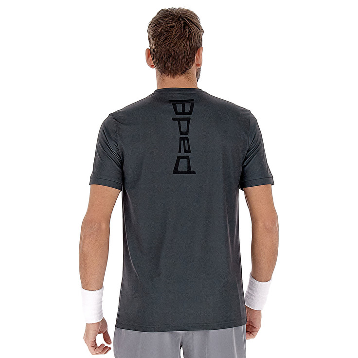 Men Lotto Superrapida Vii T-shirts Grey | 23679-XVEO