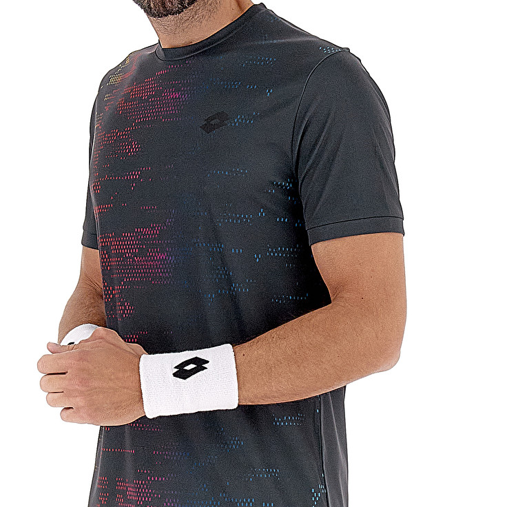 Men Lotto Superrapida Vii T-shirts Grey | 23679-XVEO