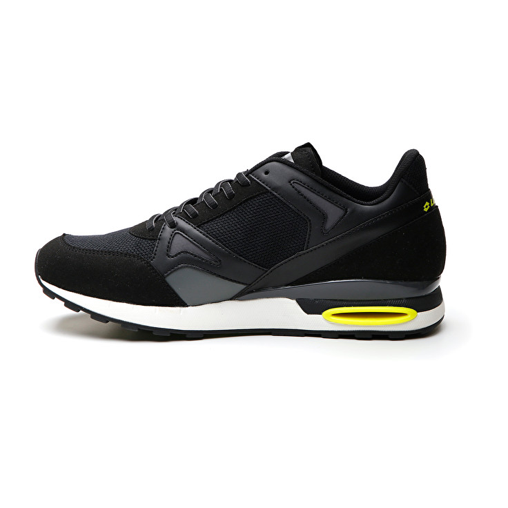 Men Lotto Synpulse '93 Ii Amf Sneakers Black / Green / Grey | 13685-BQDT