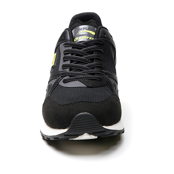 Men Lotto Synpulse '93 Ii Amf Sneakers Black / Green / Grey | 13685-BQDT