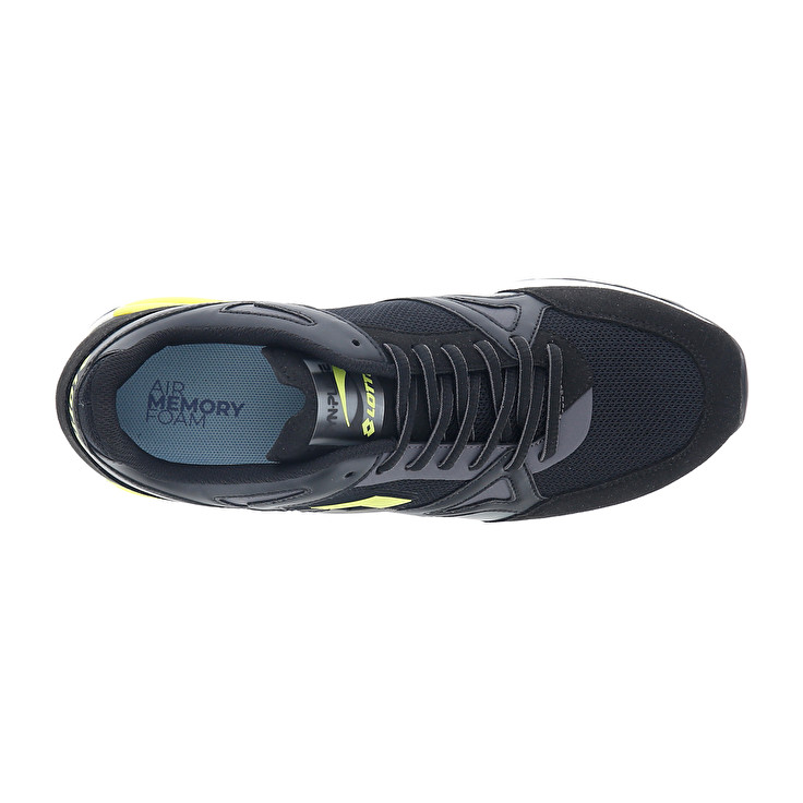 Men Lotto Synpulse '93 Ii Amf Sneakers Black / Green / Grey | 13685-BQDT