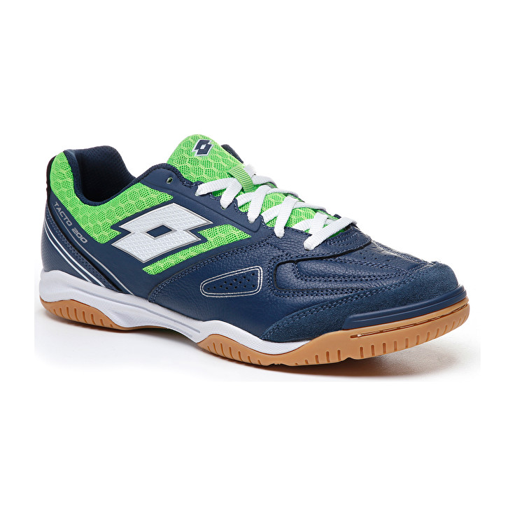 Men Lotto Tacto 200 Iv Soccer Shoes Blue / Green | 40859-OGCU