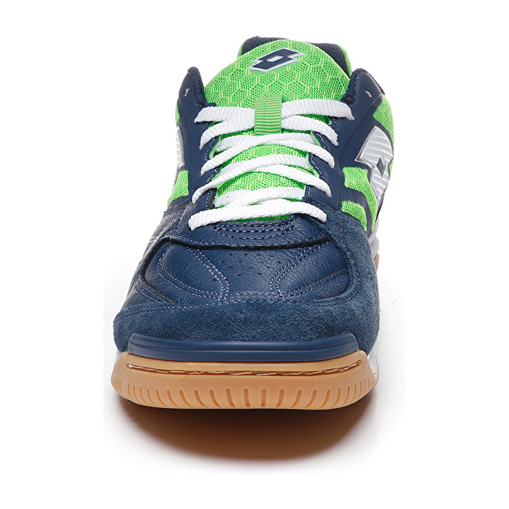 Men Lotto Tacto 200 Iv Soccer Shoes Blue / Green | 40859-OGCU