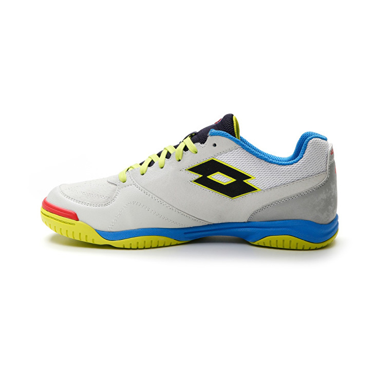 Men Lotto Tacto 200 Vi Id Soccer Shoes White / Blue / Red / Green | 71698-NJUL