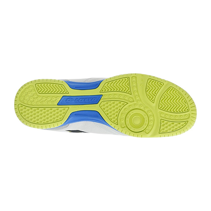 Men Lotto Tacto 200 Vi Id Soccer Shoes White / Blue / Red / Green | 71698-NJUL