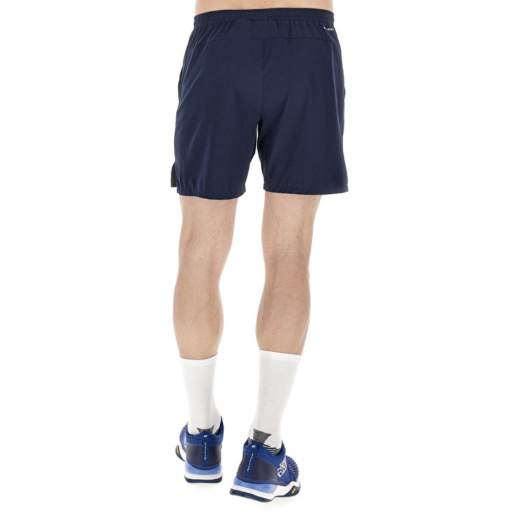 Men Lotto Tech I7 Shorts Navy / Blue | 16492-FKCR