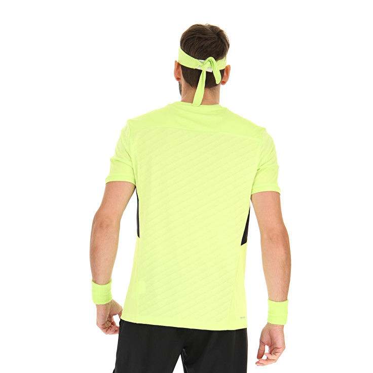Men Lotto Tech I - D1 T-shirts Green | 43572-LPXA