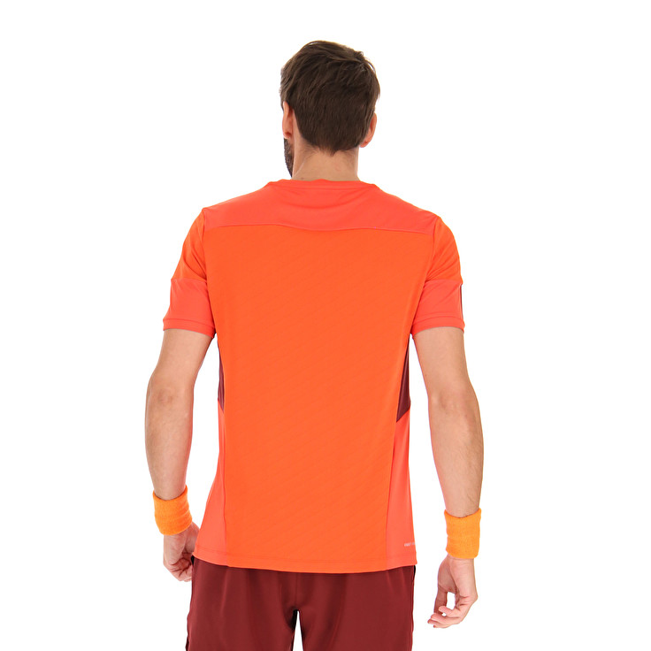 Men Lotto Tech I - D1 T-shirts Red | 15678-ASPK