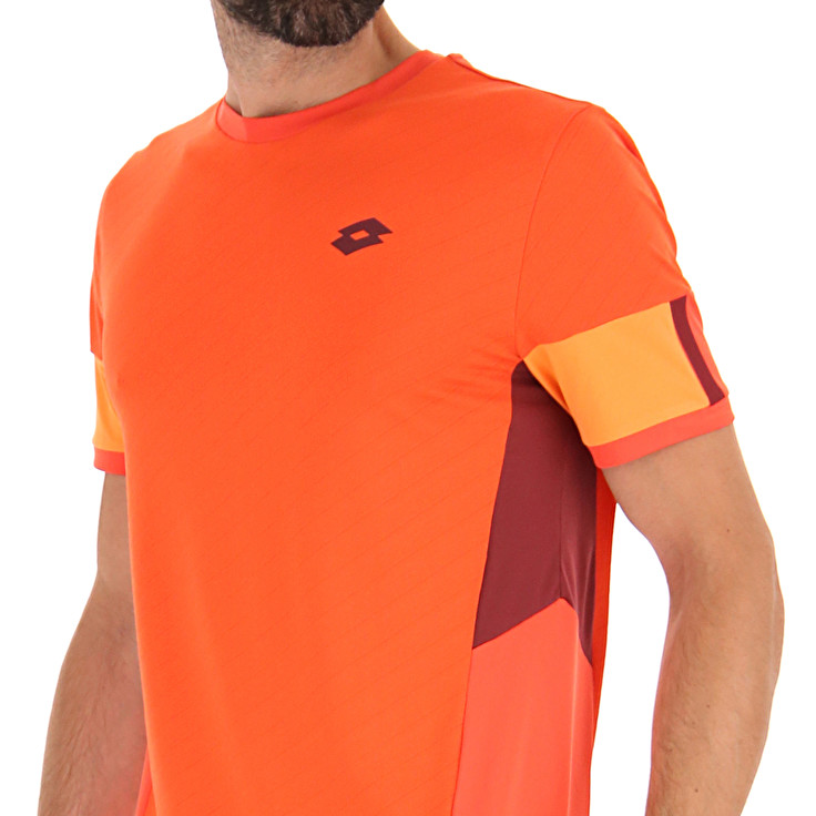 Men Lotto Tech I - D1 T-shirts Red | 15678-ASPK