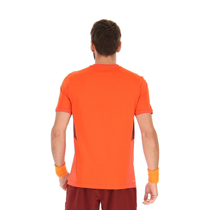 Men Lotto Tech I - D3 T-shirts Orange | 03621-BOUL