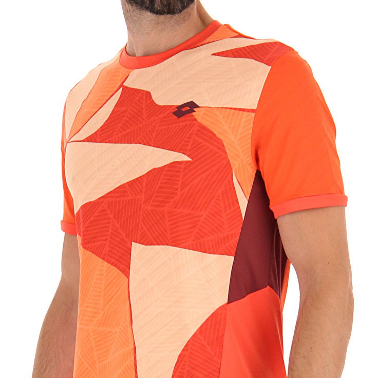 Men Lotto Tech I - D3 T-shirts Orange | 03621-BOUL
