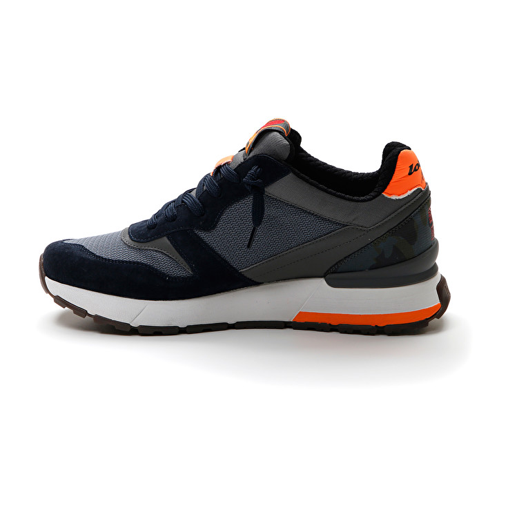 Men Lotto Tokyo Ginza Camo Leggenda Dark / Blue / Blue / Grey | 27689-QIMP
