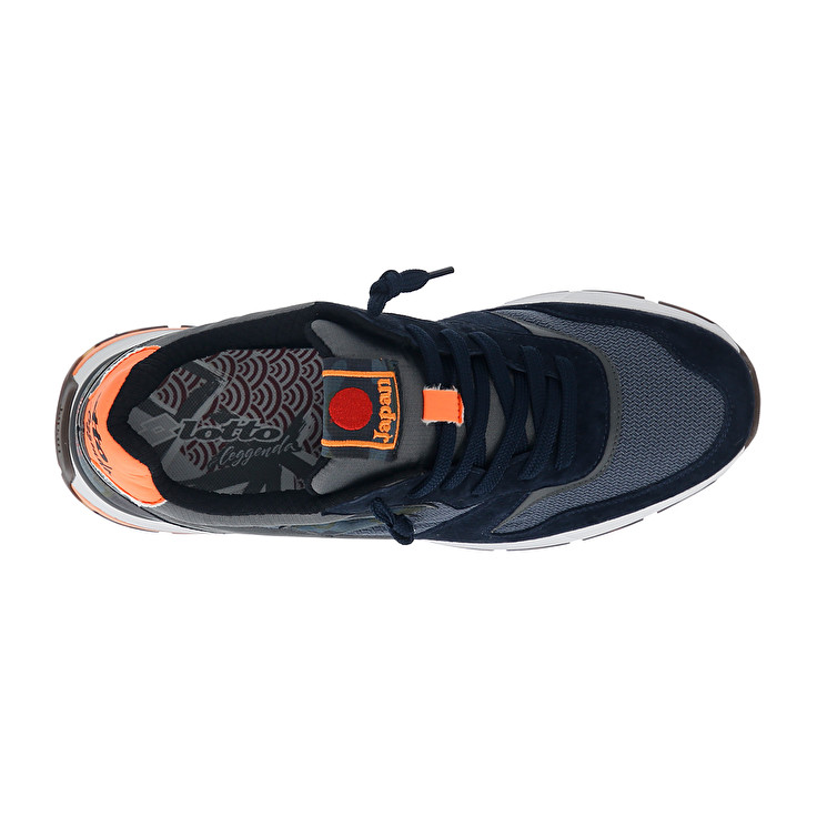 Men Lotto Tokyo Ginza Camo Leggenda Dark / Blue / Blue / Grey | 27689-QIMP