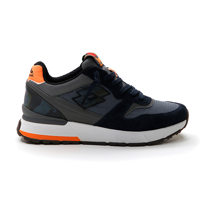 Men Lotto Tokyo Ginza Camo Leggenda Dark / Blue / Blue / Grey | 27689-QIMP