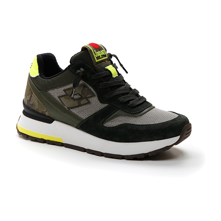Men Lotto Tokyo Ginza Camo Leggenda Green / Grey / Purple | 75934-QHRJ