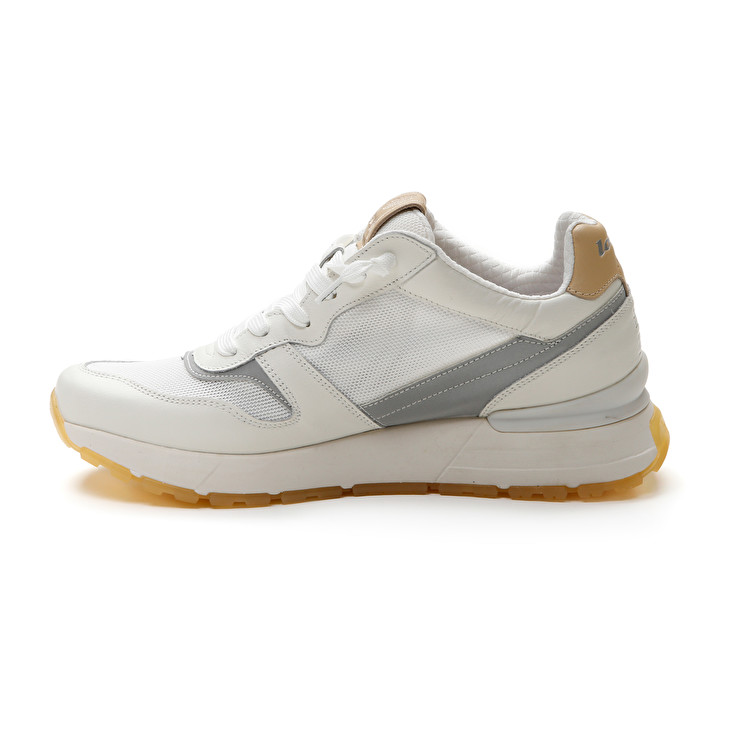 Men Lotto Tokyo Ginza Leather Leggenda White / Silver | 36491-ESRM