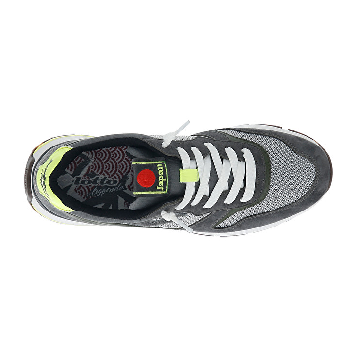 Men Lotto Tokyo Ginza Leggenda Grey / Black / Grey | 98170-PEAJ