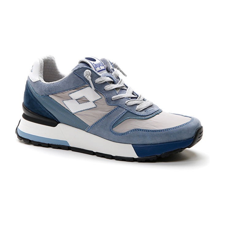 Men Lotto Tokyo Ginza Leggenda Light / Brown / Grey / White / Blue | 74689-IXKZ
