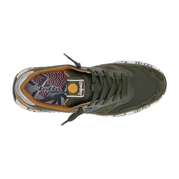 Men Lotto Tokyo Ginza Prt Leggenda Olive | 82697-MUVS