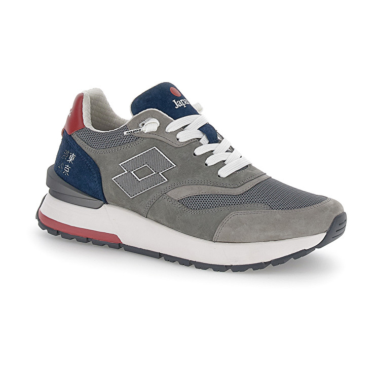 Men Lotto Tokyo Ginza Pure Leggenda Grey / Grey / Blue | 12537-JSOH