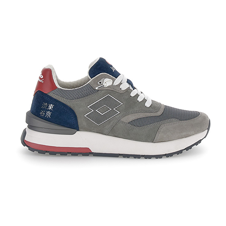 Men Lotto Tokyo Ginza Pure Leggenda Grey / Grey / Blue | 12537-JSOH