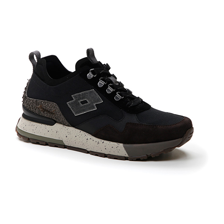Men Lotto Tokyo Shibuya Ii Leggenda Black / Brown | 98652-VTYU