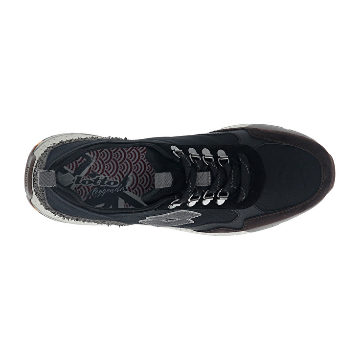 Men Lotto Tokyo Shibuya Ii Leggenda Black / Brown | 98652-VTYU