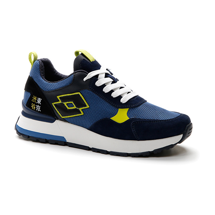 Men Lotto Tokyo Shibuya Iii Leggenda Blue / Black / Blue | 31420-OARE