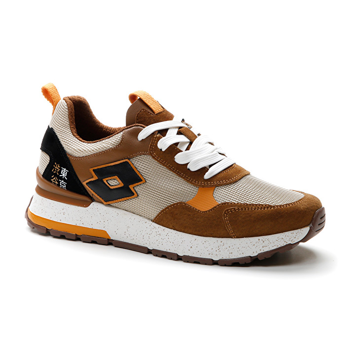 Men Lotto Tokyo Shibuya Iii Leggenda Brown / Black / Brown | 56290-KXUH