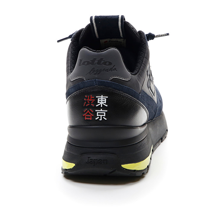 Men Lotto Tokyo Shibuya Leggenda Dark / Blue / Black / Grey | 87523-XOMT