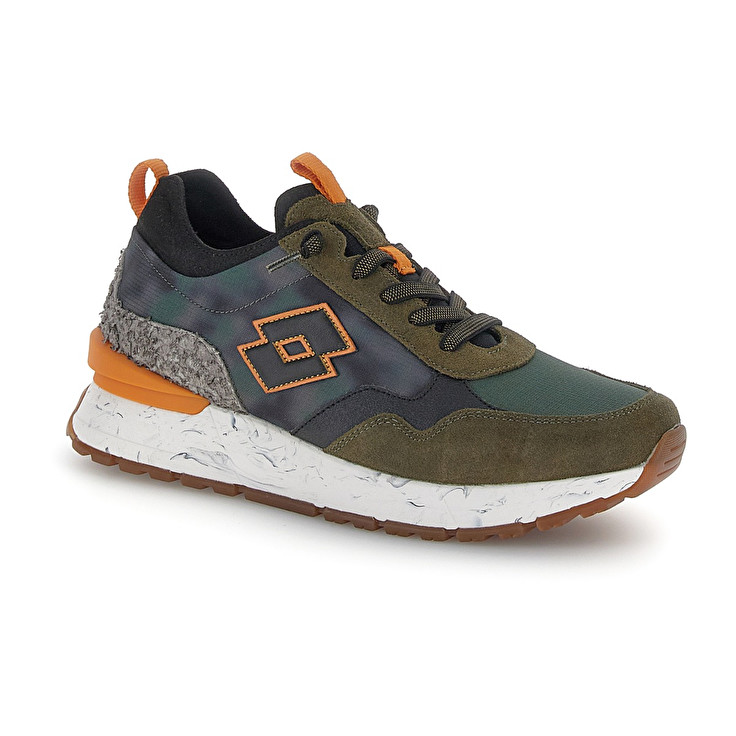 Men Lotto Tokyo Shibuya Tie Dye Leggenda Dark / Olive / Black / Green | 06173-BFIV