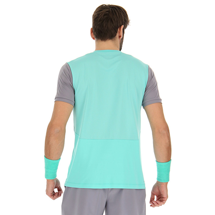 Men Lotto Top Iv T-shirts Green | 38169-JPHI