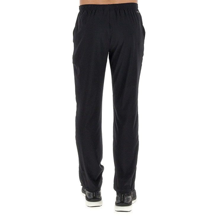 Men Lotto Top Ten Pl Sport Pants Black | 60917-WTSJ