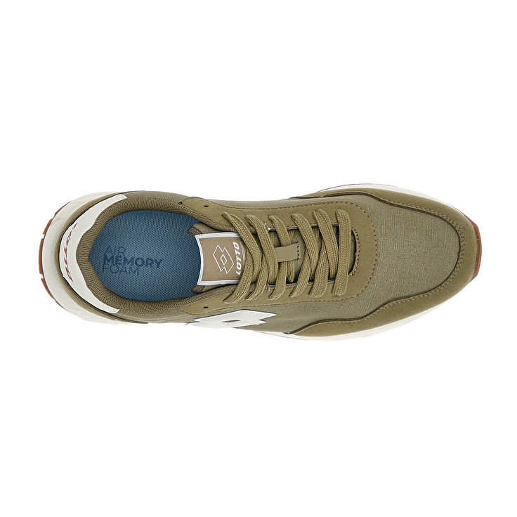 Men Lotto Trainer 2000 Amf Cvs Sneakers Brown / White | 50897-KHBV