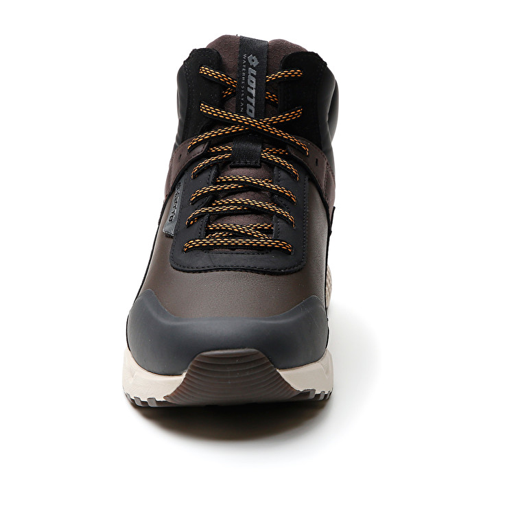 Men Lotto Ultra Amf Ii Mid Hd Sneakers Brown / Black | 84602-JYQD