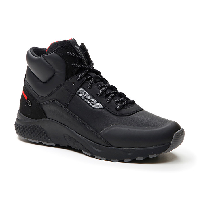 Men Lotto Ultra Amf Ii Mid Hd Sneakers Black | 61754-ERAK