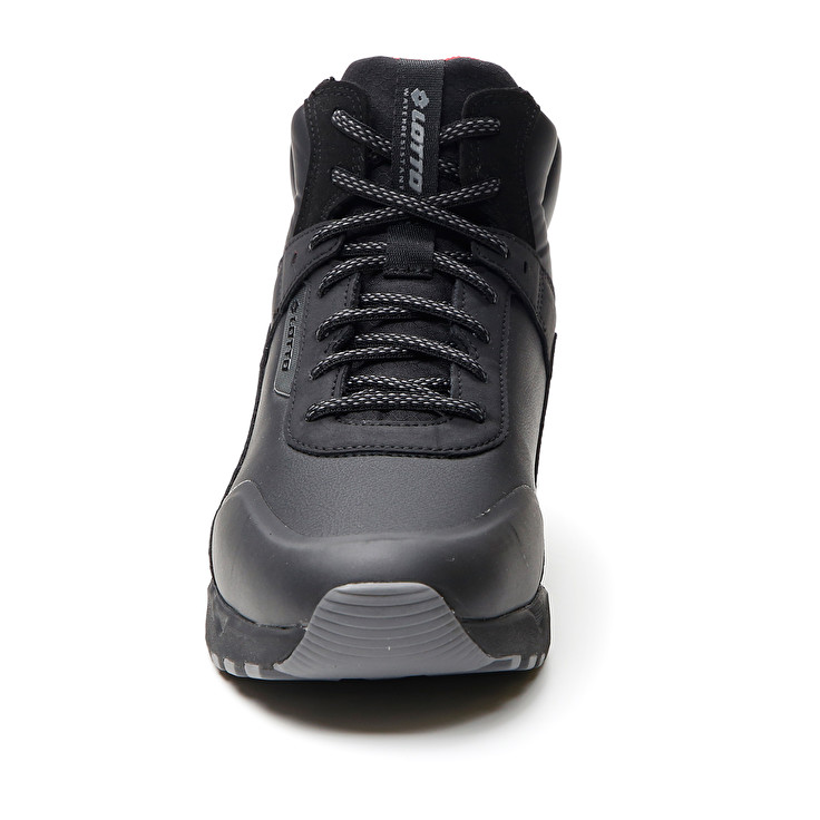 Men Lotto Ultra Amf Ii Mid Hd Sneakers Black | 61754-ERAK