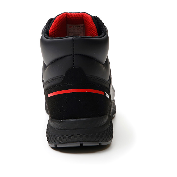 Men Lotto Ultra Amf Ii Mid Hd Sneakers Black | 61754-ERAK