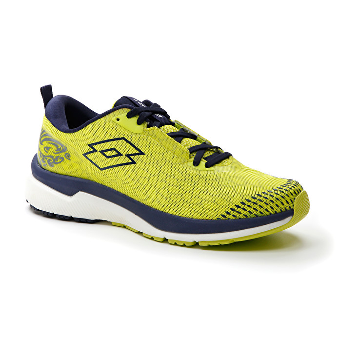 Men Lotto Volata Hyperpulse 100 Running Shoes Green / Navy / Blue | 84523-EJOU