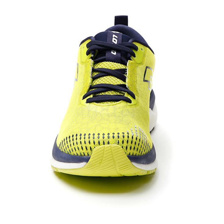 Men Lotto Volata Hyperpulse 100 Running Shoes Green / Navy / Blue | 84523-EJOU