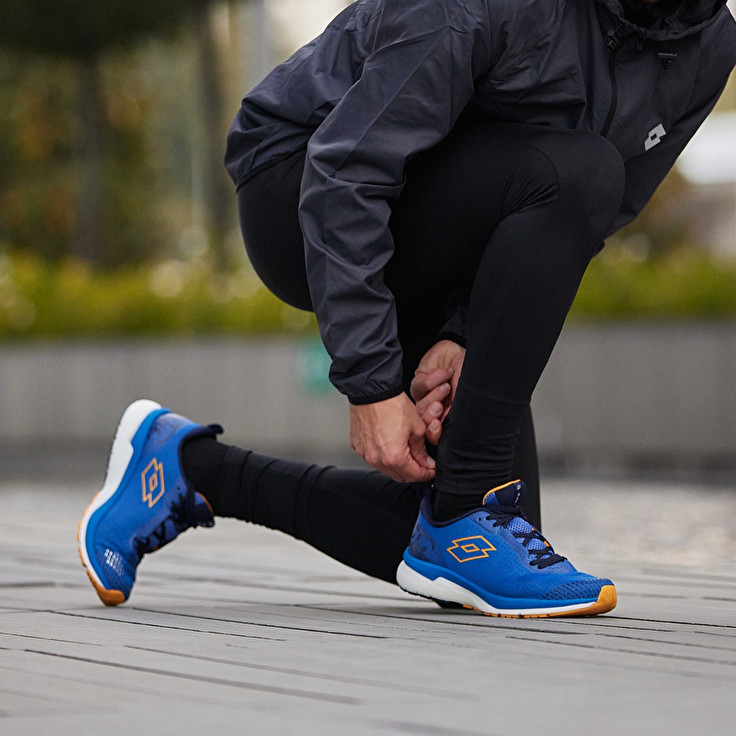 Men Lotto Volata Hyperpulse 100 Running Shoes Blue | 70289-CQEB