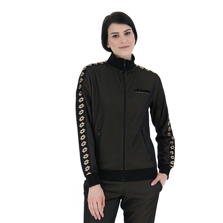 Women Lotto Athletica Classic W Iv Fz Pl Jackets Black | 78954-GKZM