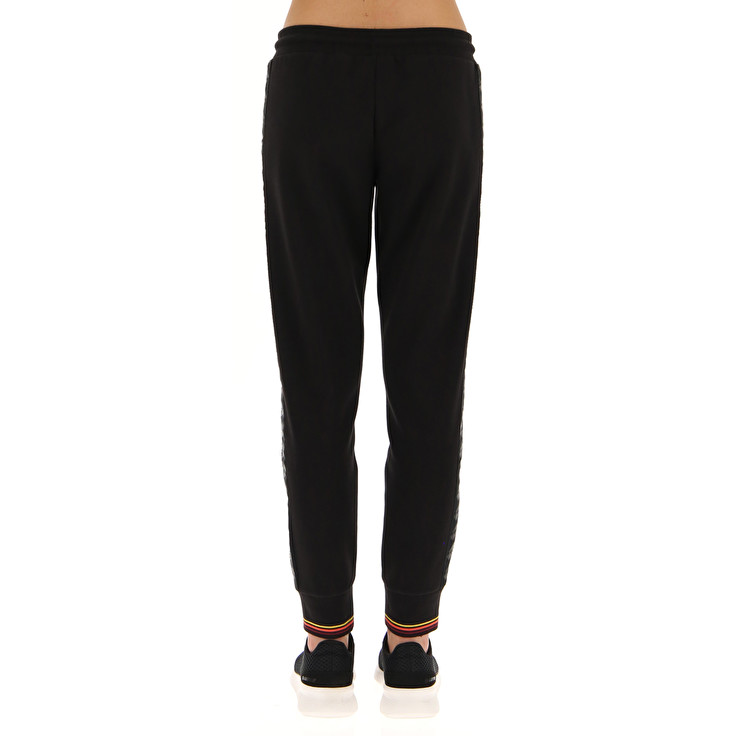 Women Lotto Athletica Classic W V Pants Black | 49835-HLAI