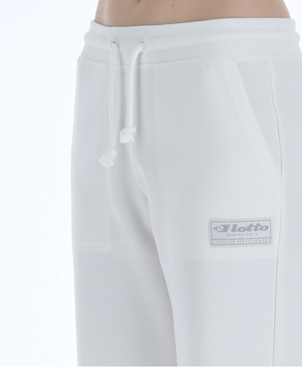 Women Lotto Athletica Due W Iv Pl Pants White | 24139-ZAPB