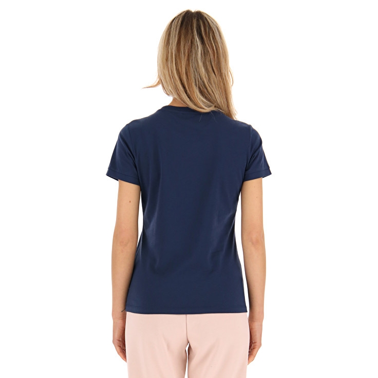 Women Lotto Athletica Due W Vi T-shirts Blue | 15983-WAUX