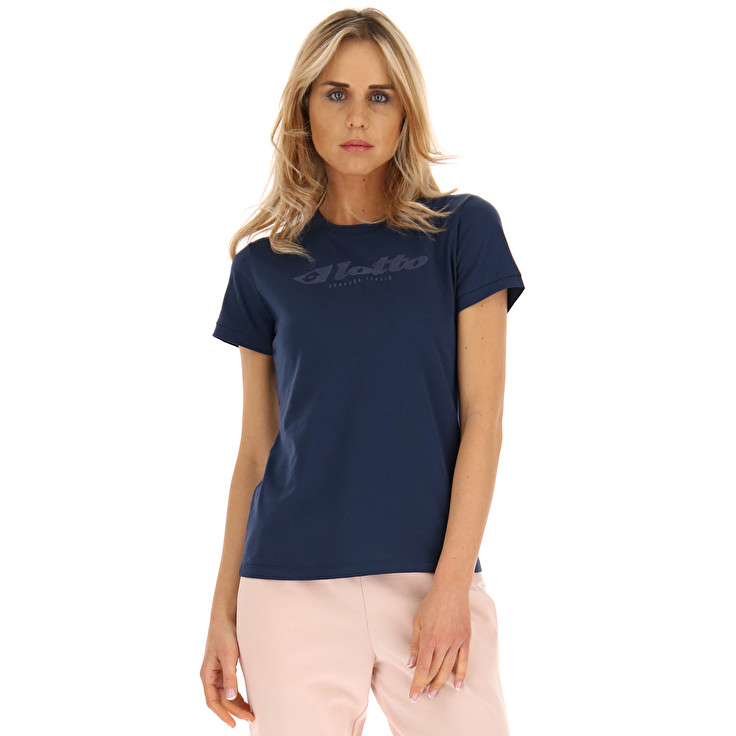 Women Lotto Athletica Due W Vi T-shirts Blue | 15983-WAUX
